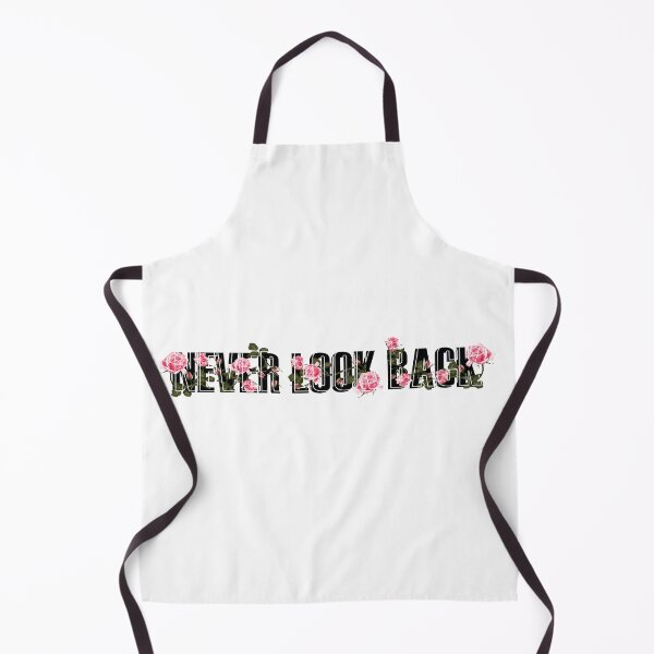 Item preview, Slogan with flower. Never Look Back with roses flowers. designed and sold by MatyKotiv.