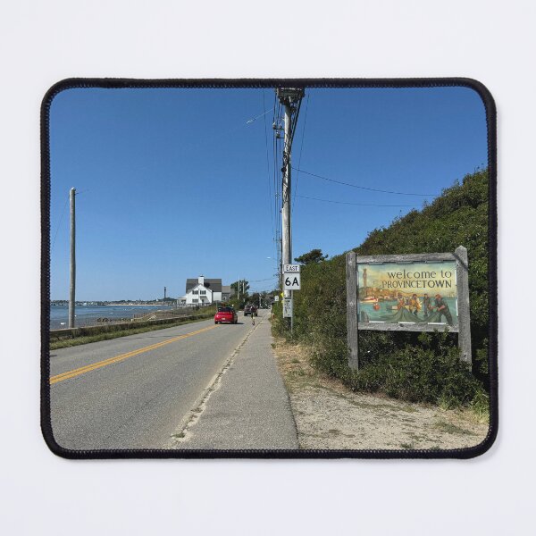 Item preview, Welcome to Provincetown Sign with Water in the Background on Main Road designed and sold by MMVisualArts.