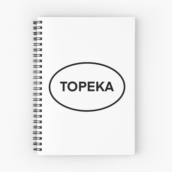 Item preview, Topeka Oval designed and sold by delmarvastickers.
