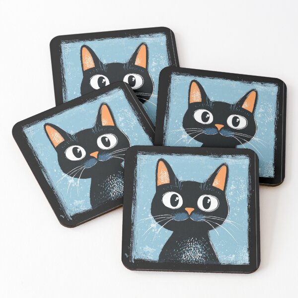 Item preview,  The Silly, Squinty-Eyed Cat with a Purr-fect Smile designed and sold by MOONE FLOWER.
