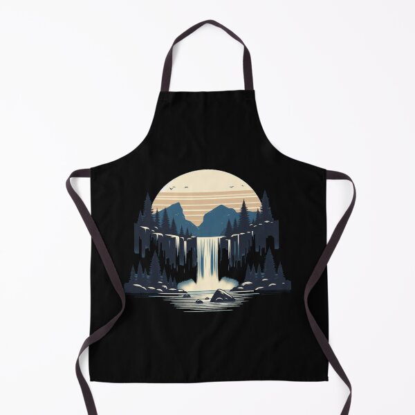 Item preview,  Waterfall forest minimalistic designed and sold by Kalpa.