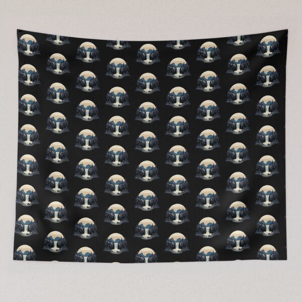Item preview,  Waterfall forest minimalistic designed and sold by Kalpa.