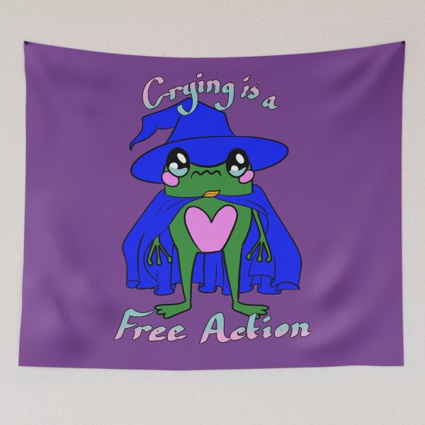 Item preview, Crying is a Free Action Froggo designed and sold by AvalonUnmuzzled.