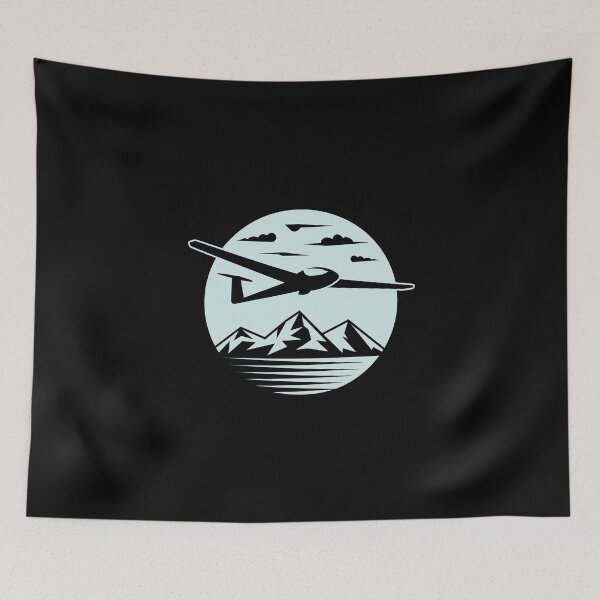 Item preview, Glide Glider Plane Pilot Sailplane aerial floating soaring designed and sold by These_Prints.