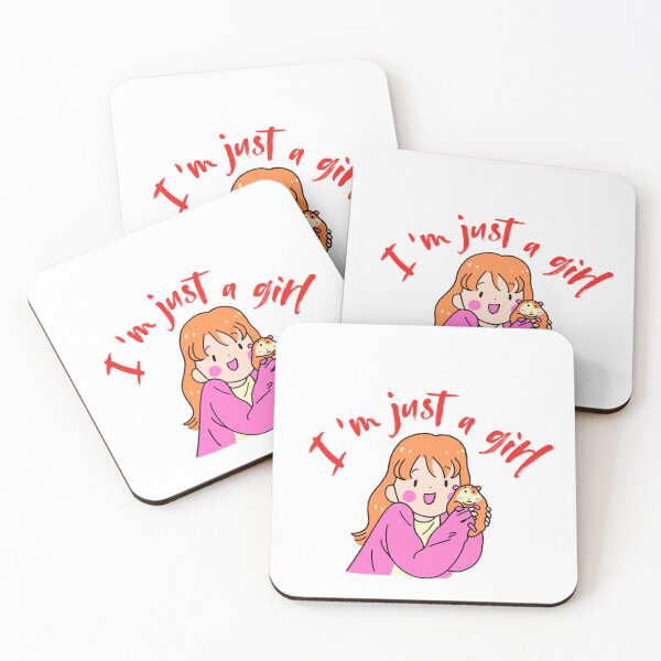 Item preview, I'm just a girl designed and sold by niiceshop.