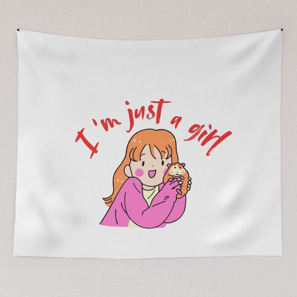 Item preview, I'm just a girl designed and sold by niiceshop.
