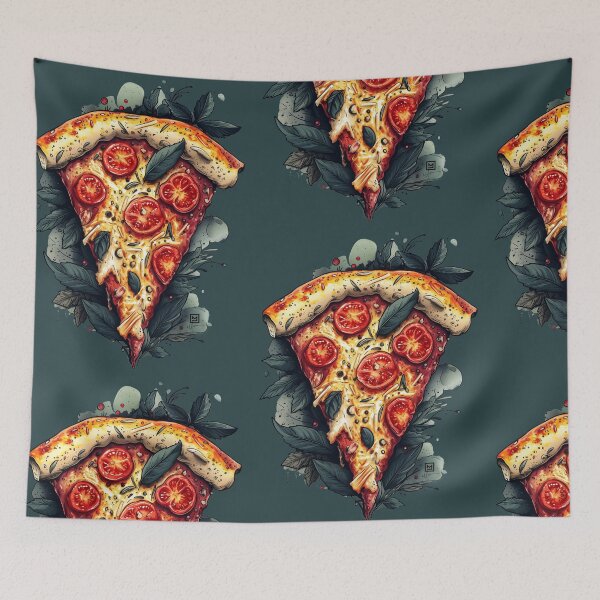 Item preview, Margherita Pizza Slice designed and sold by Joneseyb0b.