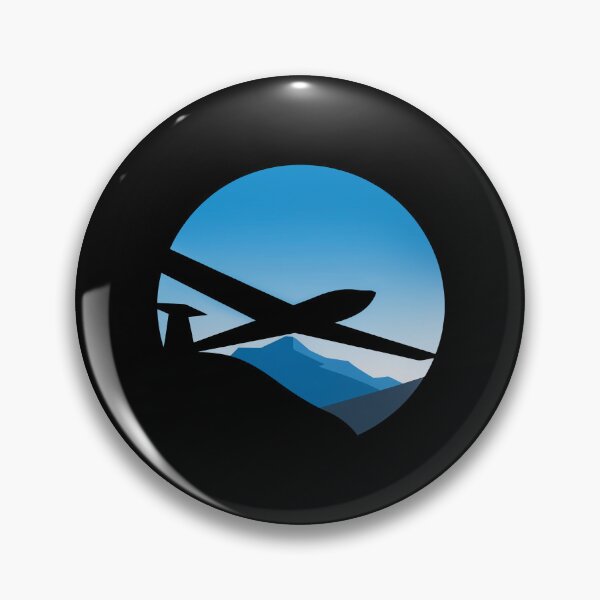 Item preview, Glide Glider Plane Pilot Sailplane aerial floating soaring designed and sold by These_Prints.