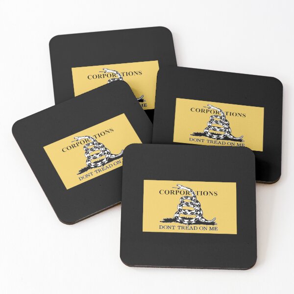 Item preview, Corporations Don't Tread On Me designed and sold by SiggyZiggy.