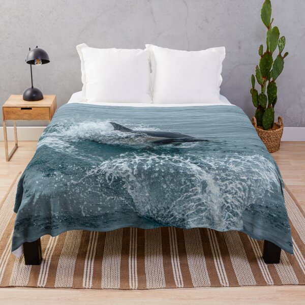 Item preview, Single Dolphin Surfing the Waves designed and sold by SafariByMarisa.