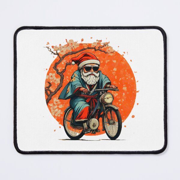 Item preview, Funny Santa Claus Biker , Holiday Christmas , Unique Gift for Bikers, Cool Santa , Christmas Biker designed and sold by Indyadizine.