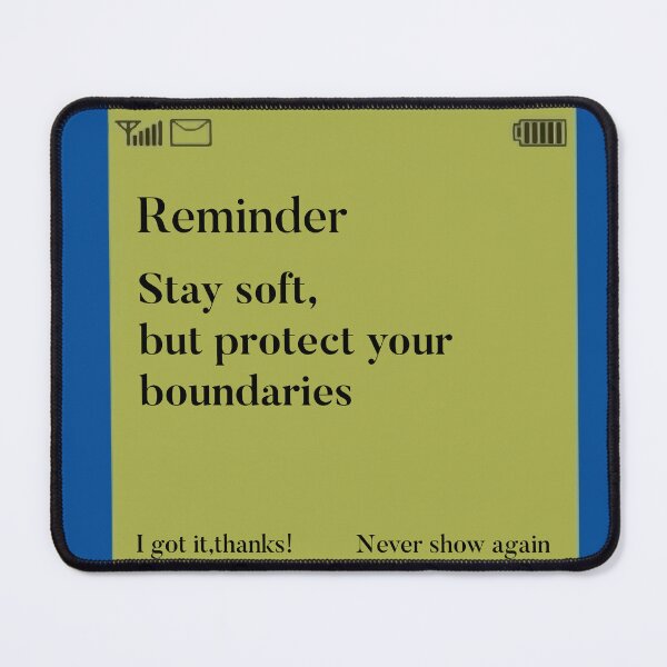 Item preview, Stay soft but protect your boundaries quote designed and sold by ones-artstudio.