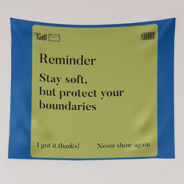 Item preview, Stay soft but protect your boundaries quote designed and sold by ones-artstudio.