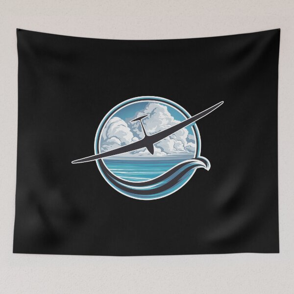 Item preview, Copy of Glide Glider Plane Pilot Sailplane aerial floating soaring designed and sold by These_Prints.