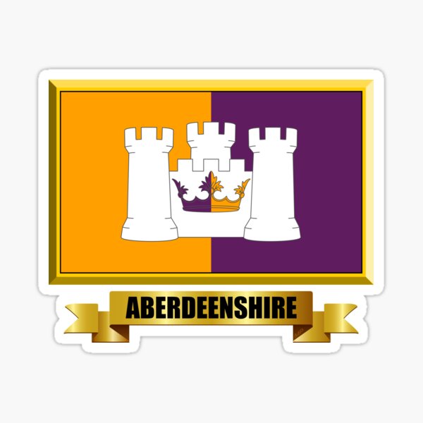 Item preview, ABERDEENSHIRE Gifts, Stickers & Products (N) designed and sold by mpodger.