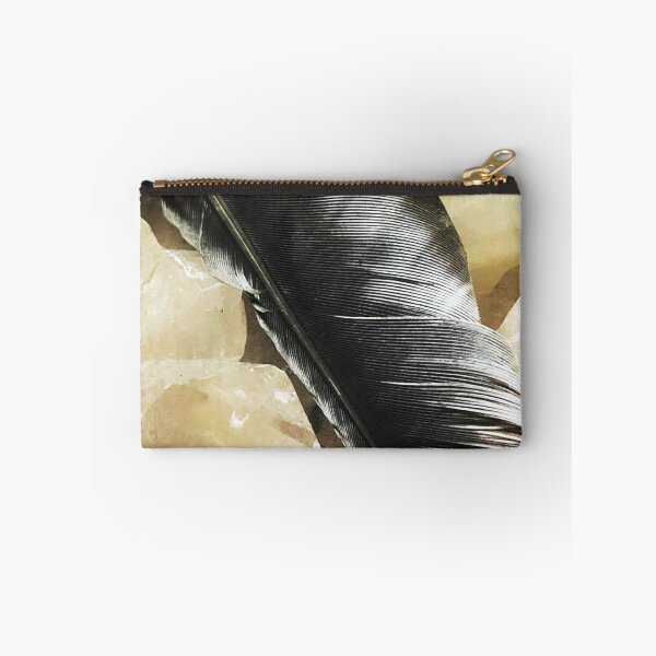Item preview, Crow Feather on Quartz designed and sold by Dianna Hardy Art.