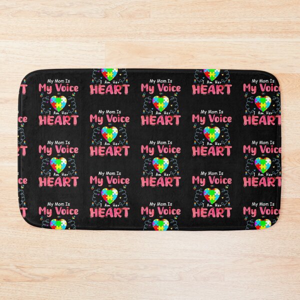 Item preview,  My mom is my voice I am her heart Autism mom designed and sold by marfanna.
