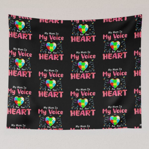 Item preview,  My mom is my voice I am her heart Autism mom designed and sold by marfanna.