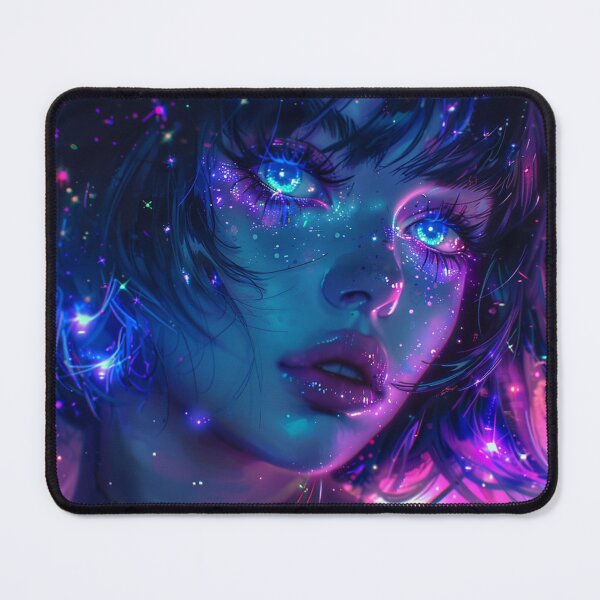 Item preview, Galactic Neon Girl designed and sold by EndOfRainbowArt.