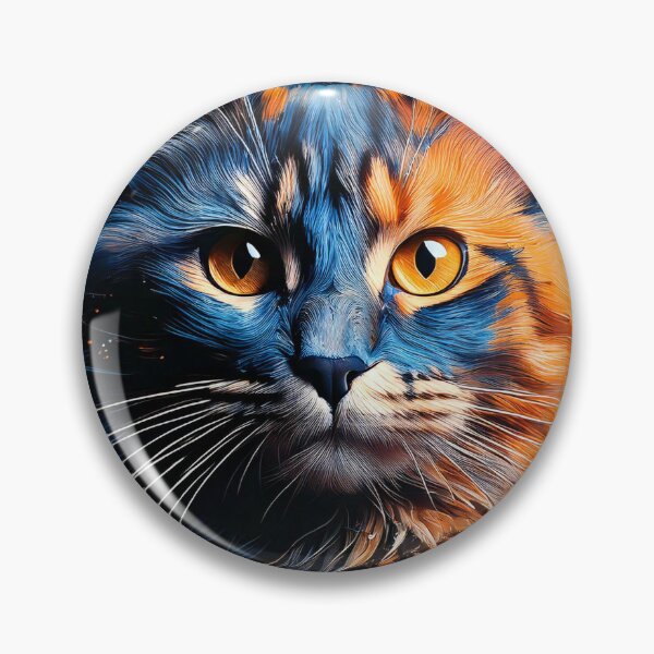 Item preview, A digital art piece featuring a flower with bold orange and blue tones and intricate details. designed and sold by mc-webdesign.