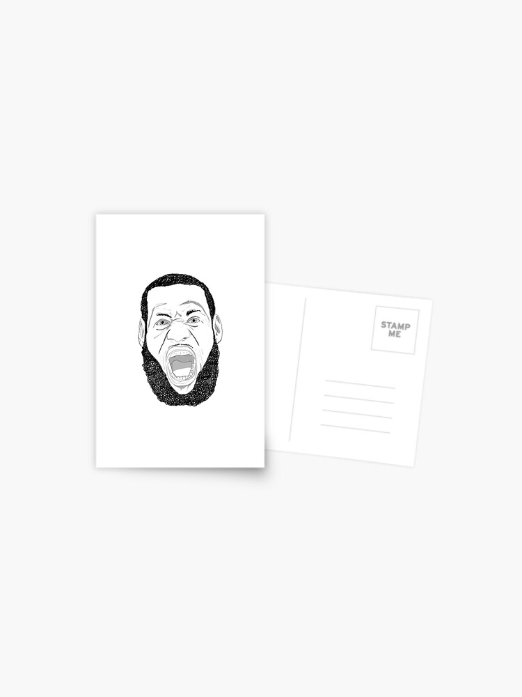 LeBron James Jersey Back Greeting Card for Sale by JJMoe7