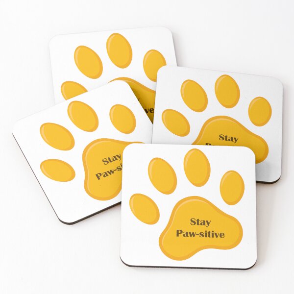 Item preview, Stay paw-sitive paw print designed and sold by Z8prints.