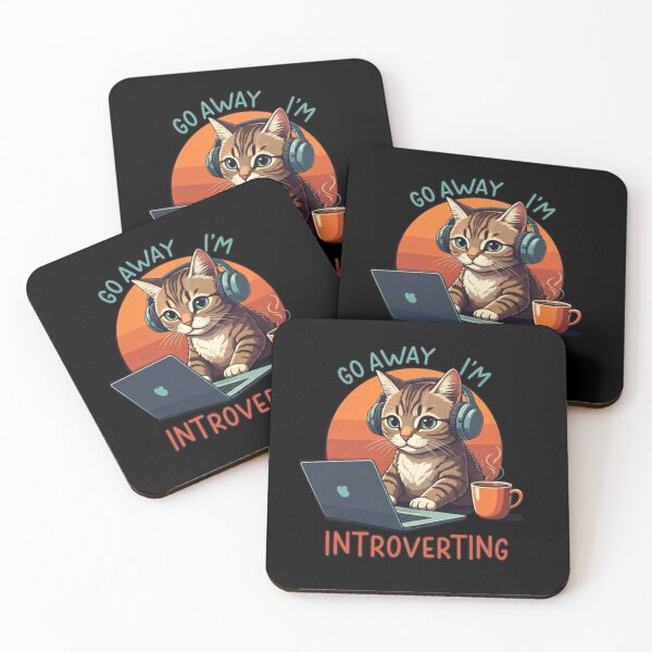Item preview, My Cat say go away I'm introverting  designed and sold by Coollzone.