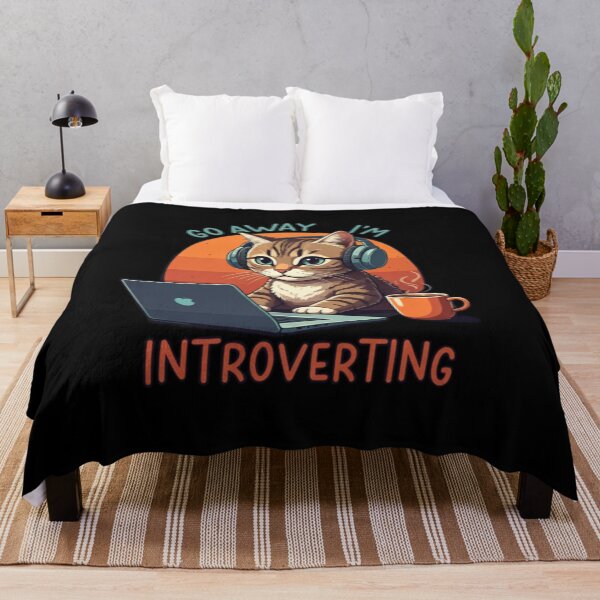 Item preview, My Cat say go away I'm introverting  designed and sold by Coollzone.