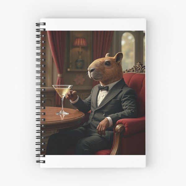 Item preview, Fernando the Capybara designed and sold by schrammsdesigns.