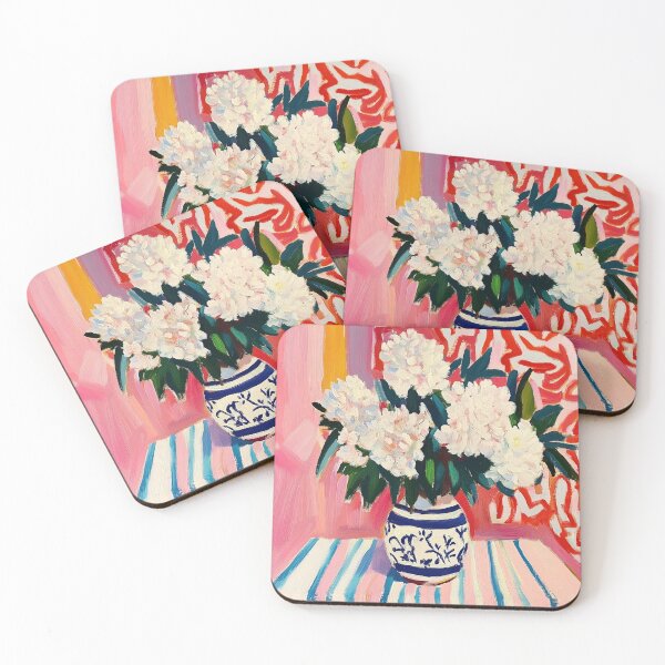 Item preview, Colorful flower bouquet maximalist trendy painting designed and sold by SUNED.