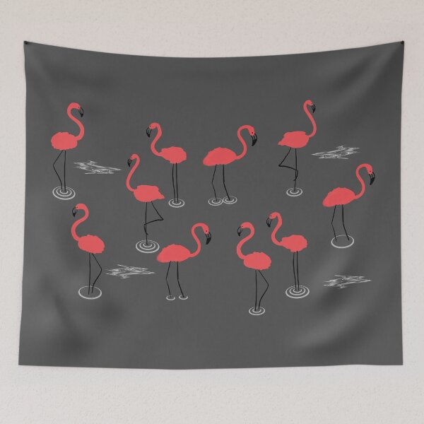 Aperçu de l'œuvre Les flamants roses créée et vendue par rogue-design.