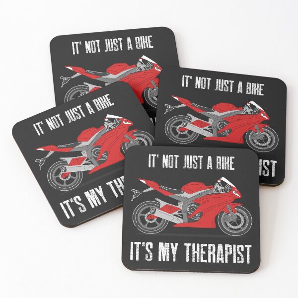 Item preview, "It's Not Just a Bike, It's My Therapist" Motorcycle Design designed and sold by mojorisintees.