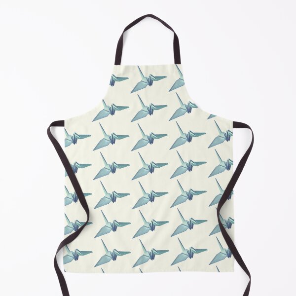Item preview, Blue Origami Crane with Gold Star Pattern designed and sold by TimeLady's Closet.