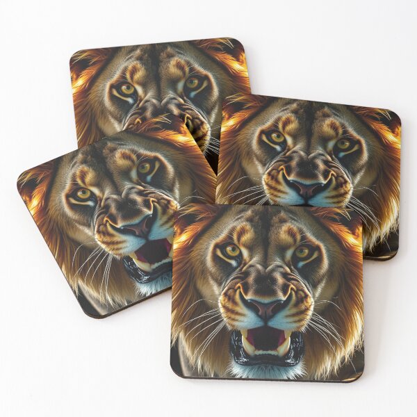 Item preview, Growling African Lion designed and sold by Skye Ryan-Evans.