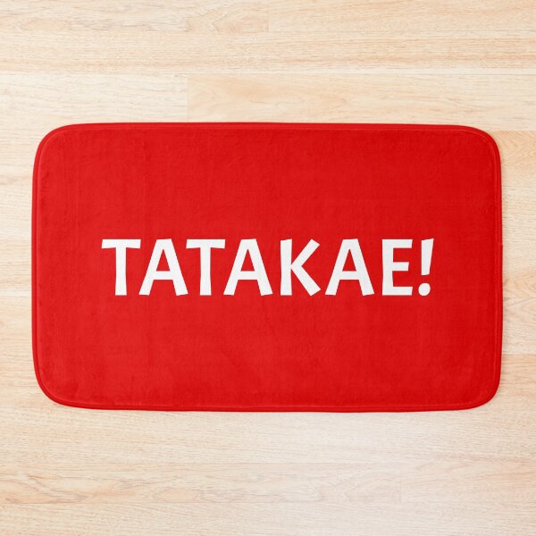 Item preview, Tatakae! (Fight!) | Anime Design (White Design | Red BG) designed and sold by FilipeFerreira.