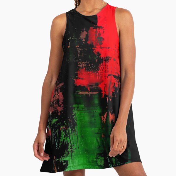 Red Black Green Dresses for Sale | Redbubble