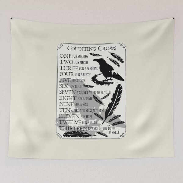 Item preview, Counting Crows designed and sold by QAF Warlock Patterns.