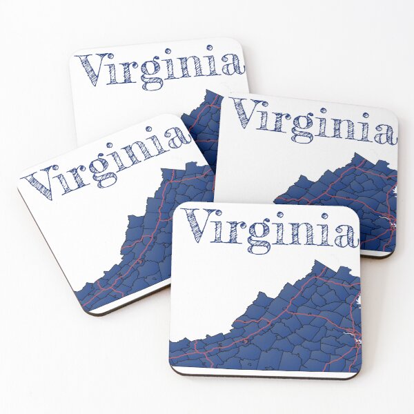 Item preview, Virginia Counties & Interstates designed and sold by PhilbonianDezin.