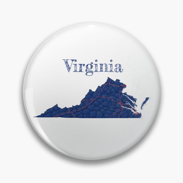 Item preview, Virginia Counties & Interstates designed and sold by PhilbonianDezin.