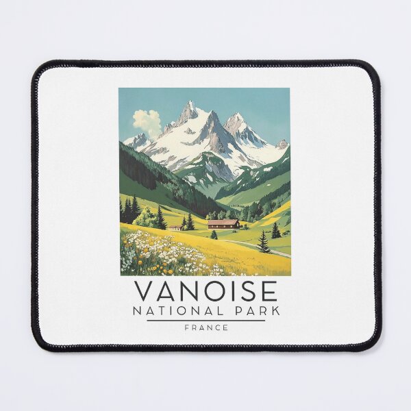 Item preview, A Vintage Travel Poster of Vanoise National Park - France  designed and sold by GoodOldVintage.