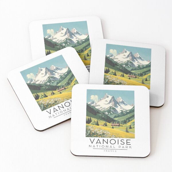 Item preview, A Vintage Travel Poster of Vanoise National Park - France  designed and sold by GoodOldVintage.