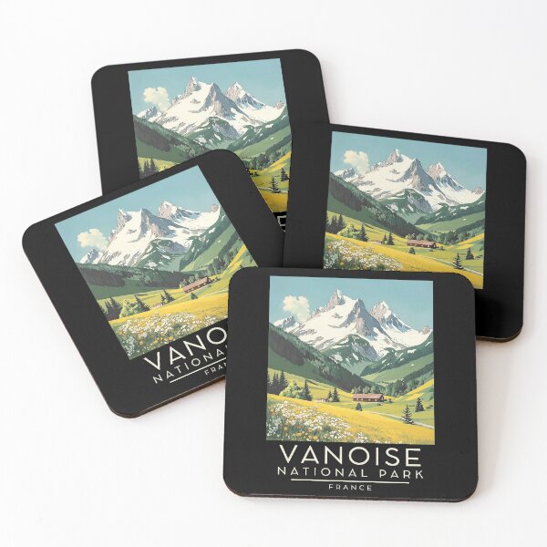 Item preview, A Vintage Travel Poster of Vanoise National Park - France  designed and sold by GoodOldVintage.
