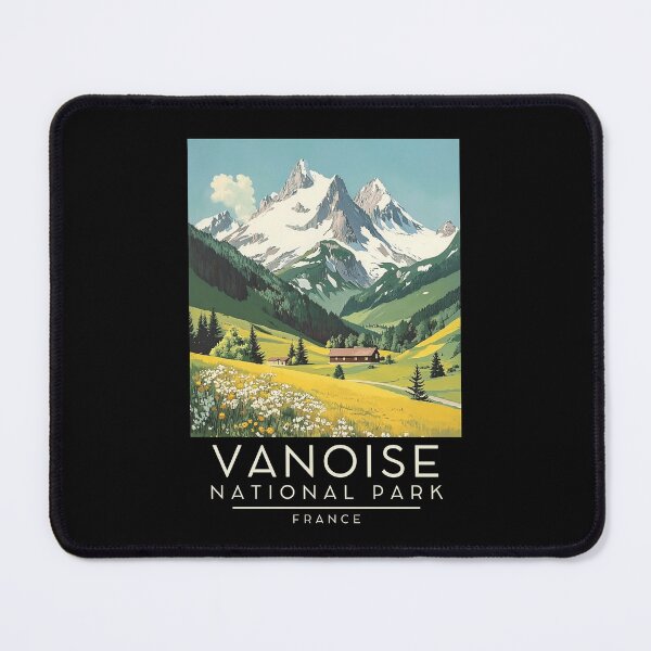 Item preview, A Vintage Travel Poster of Vanoise National Park - France  designed and sold by GoodOldVintage.