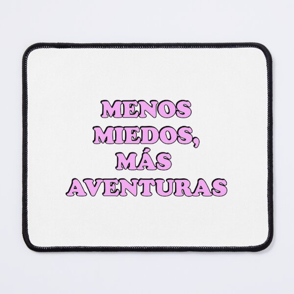 Item preview, Menos miedos, más aventuras - Spanish motivational designed and sold by Inspirationmotivation.