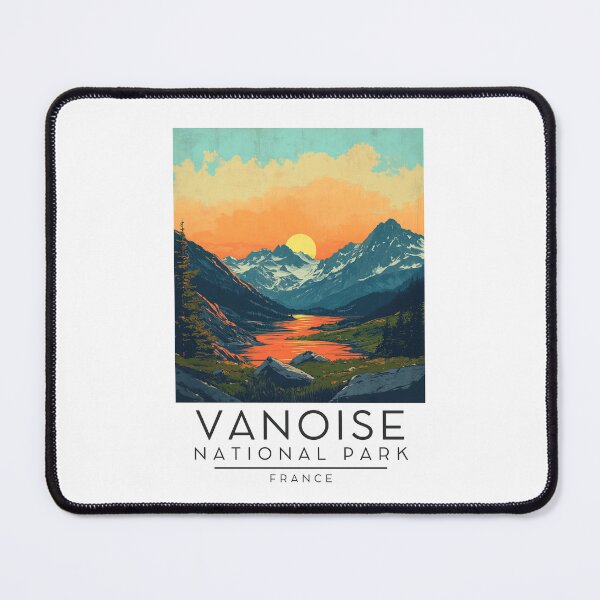 Item preview, A Vintage Travel Poster of Vanoise National Park - France  designed and sold by GoodOldVintage.