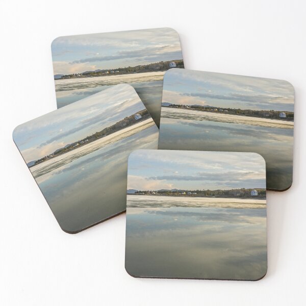 Item preview, Reflejos de nubes en un lago tranquilo designed and sold by PixelBirch.