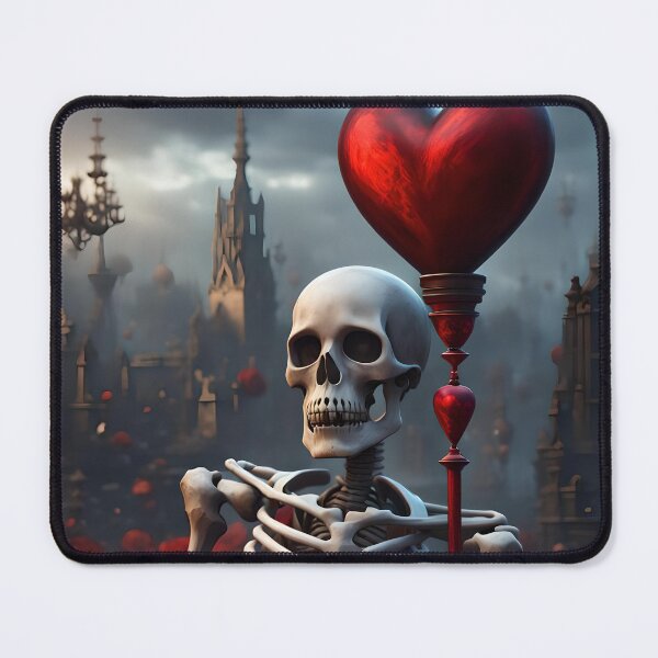 Item preview, Skeleton Holding a Heart Balloon designed and sold by MoriFantasy.