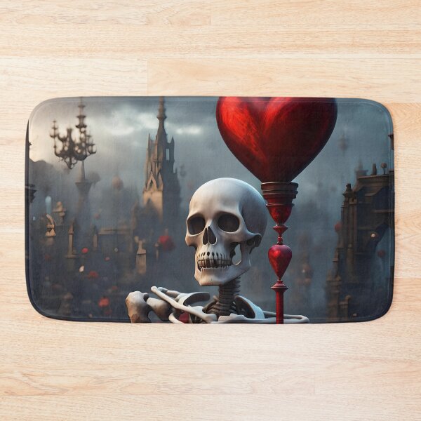 Item preview, Skeleton Holding a Heart Balloon designed and sold by MoriFantasy.