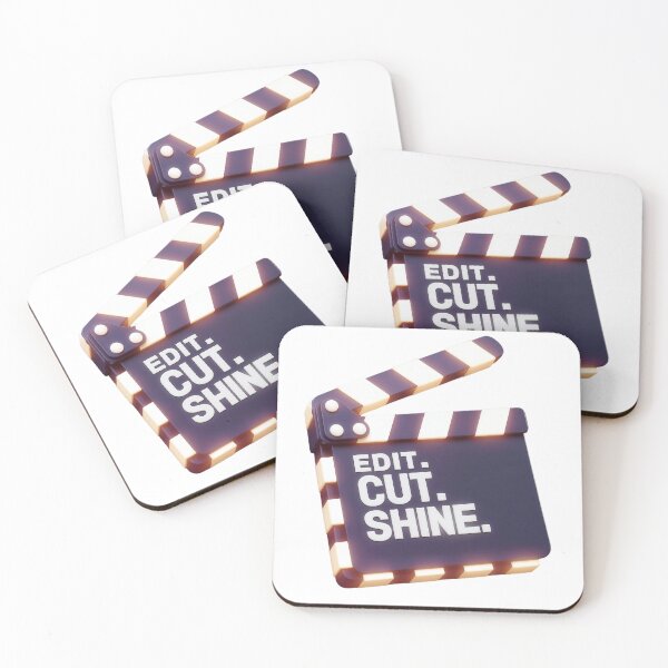 Item preview, Stylized Clapperboard with Black and White Striped Design designed and sold by Creative88Art.