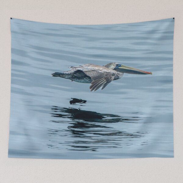 Item preview, Pelican Gliding Near the Water's Edge designed and sold by SafariByMarisa.